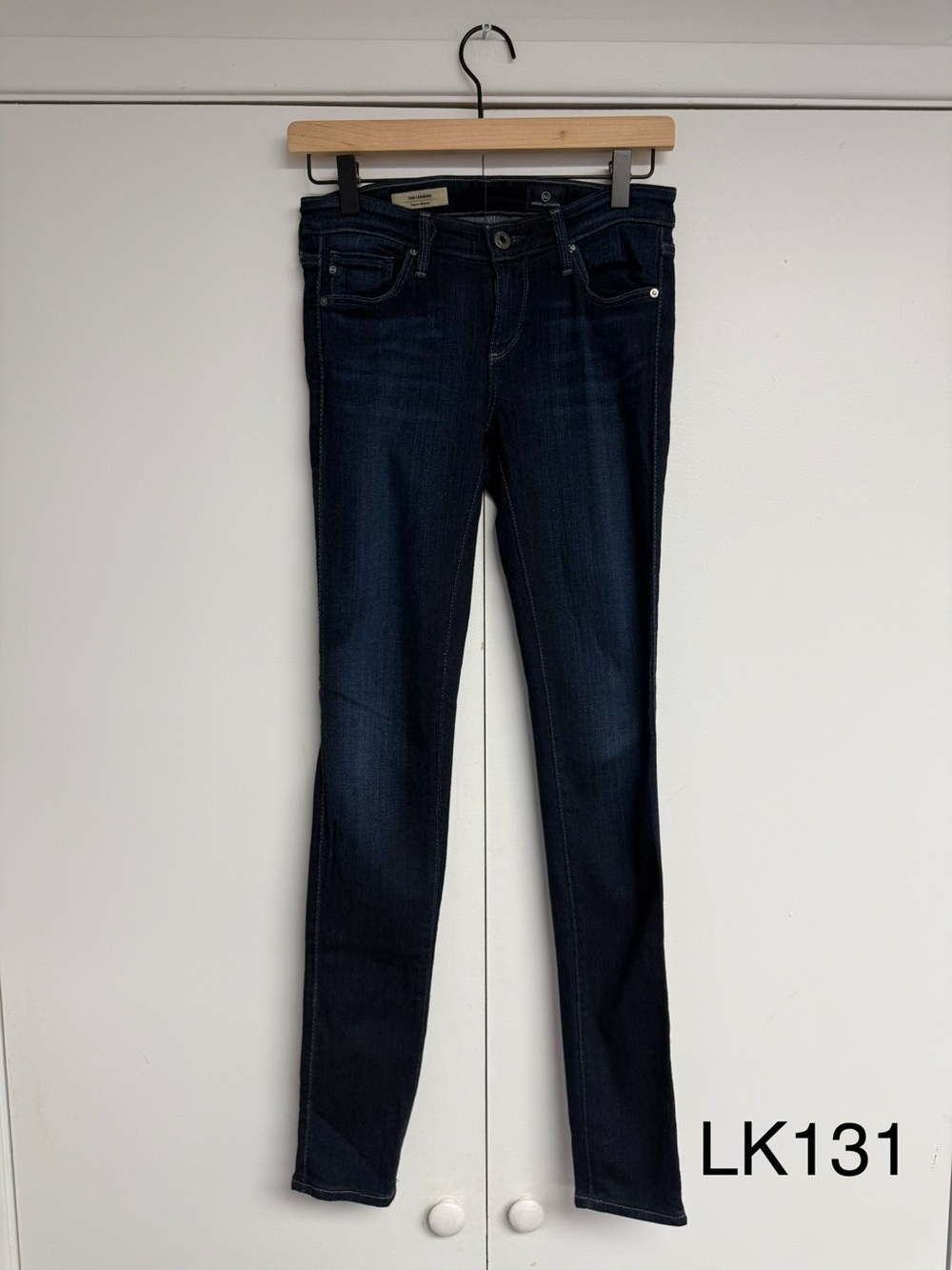 AG Adriano Goldschmied The Legging Super Skinny Jeans Womens 25R Dark Wash USA
